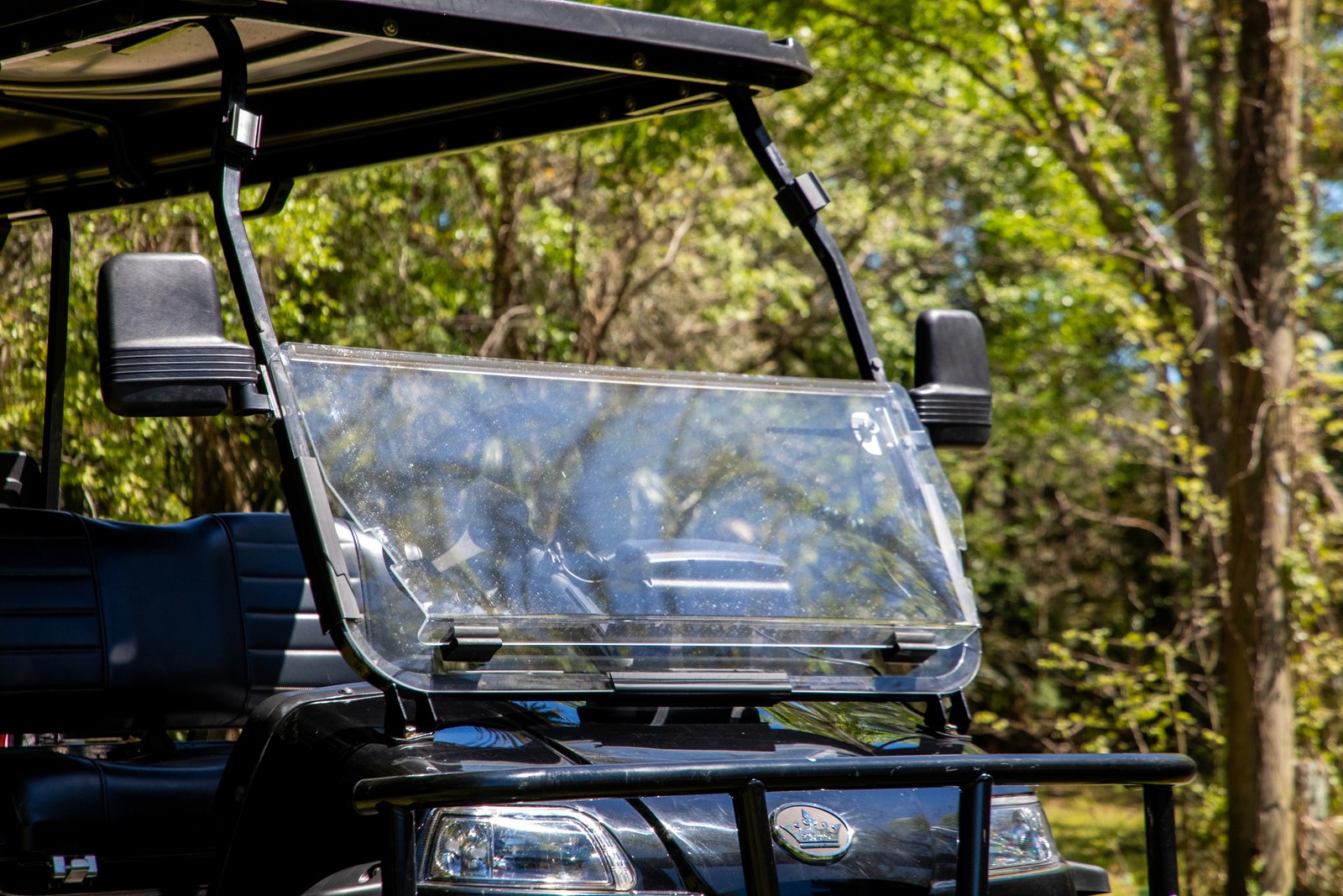 RedDot 1/4" Folding Golf Cart Windshield for Evolution Classic & Forester - Clea