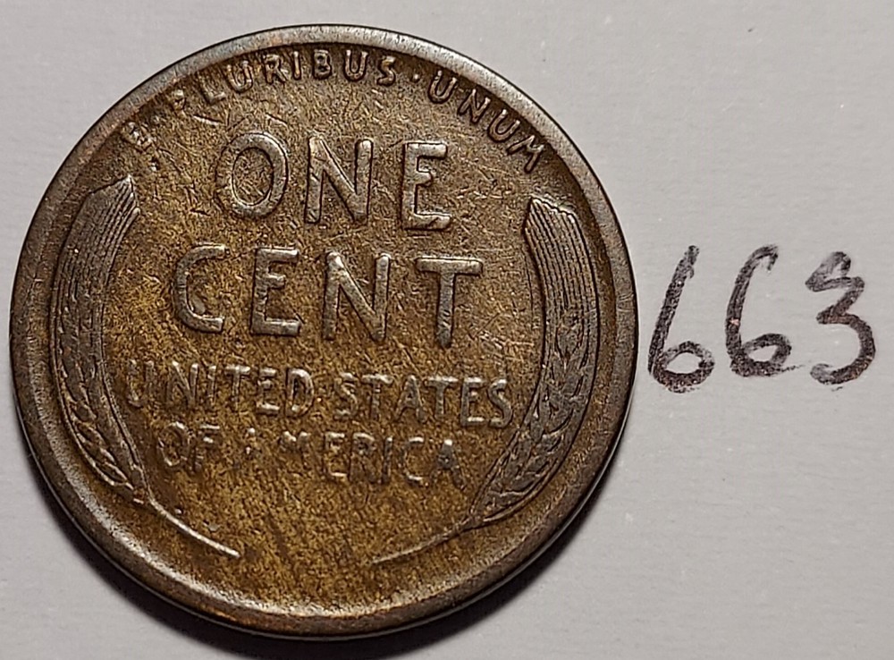 1921-S Lincoln Wheat Cent #663