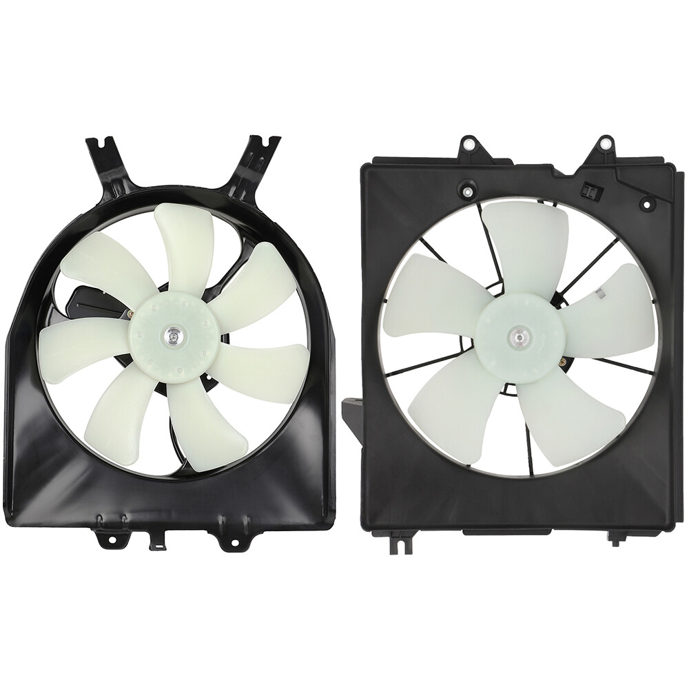 Radiator Condenser Cooling Fan Assembly For 2005-2010 Honda Odyssey 3.5L 3471CC