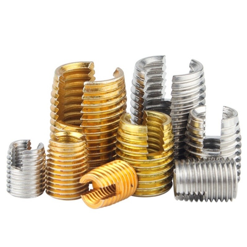 M2-M20 Slotted Self Tapping Threaded Inserts External and Internal Thread