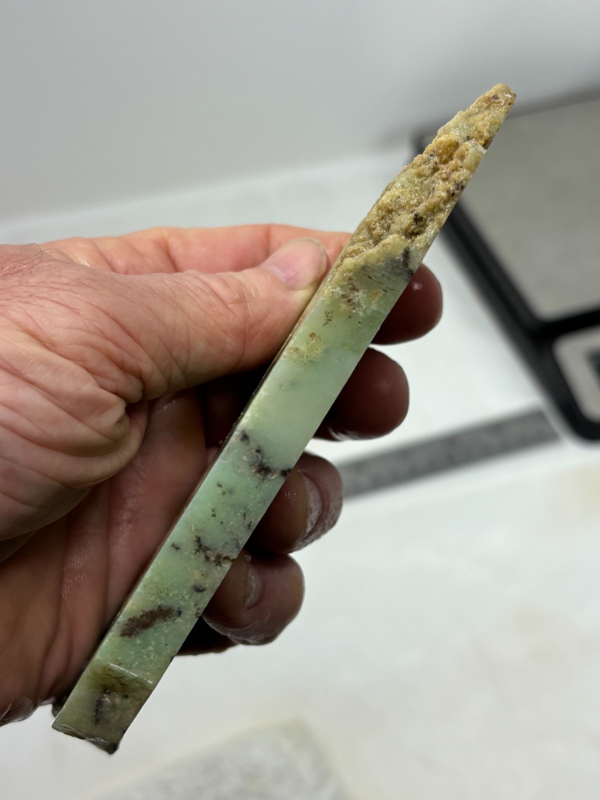 Indo Dendritic Chrysoprase Slab Cabbing Lapidary Collecting Combo Ship Avail