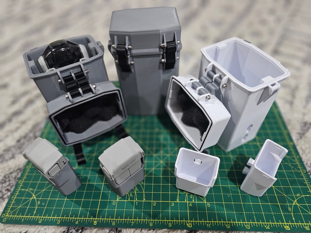 DJI Mini 4 Pro Case 3D Printed Rugged Splash Proof Travel Case