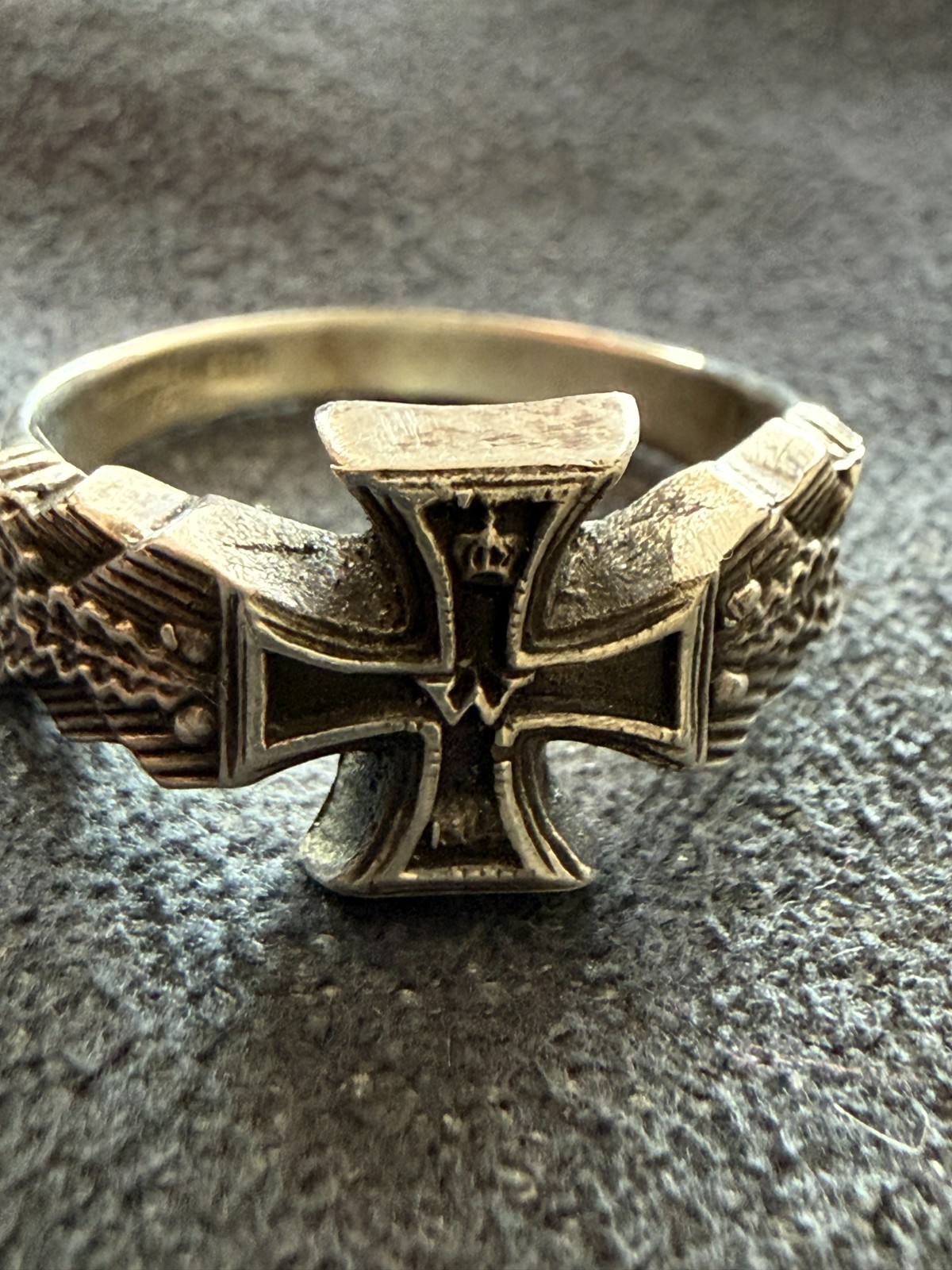 WW2. German silver ring. World War II.