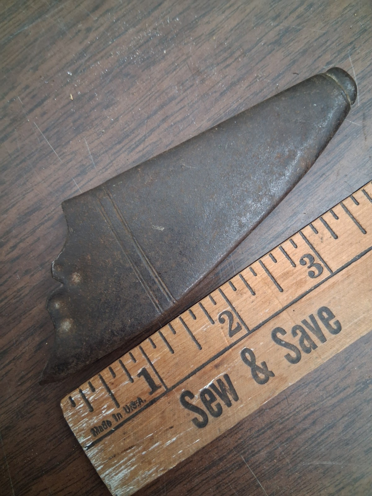 FEDERAL PERIOD SWORD STEEL SCABBARD DRAG