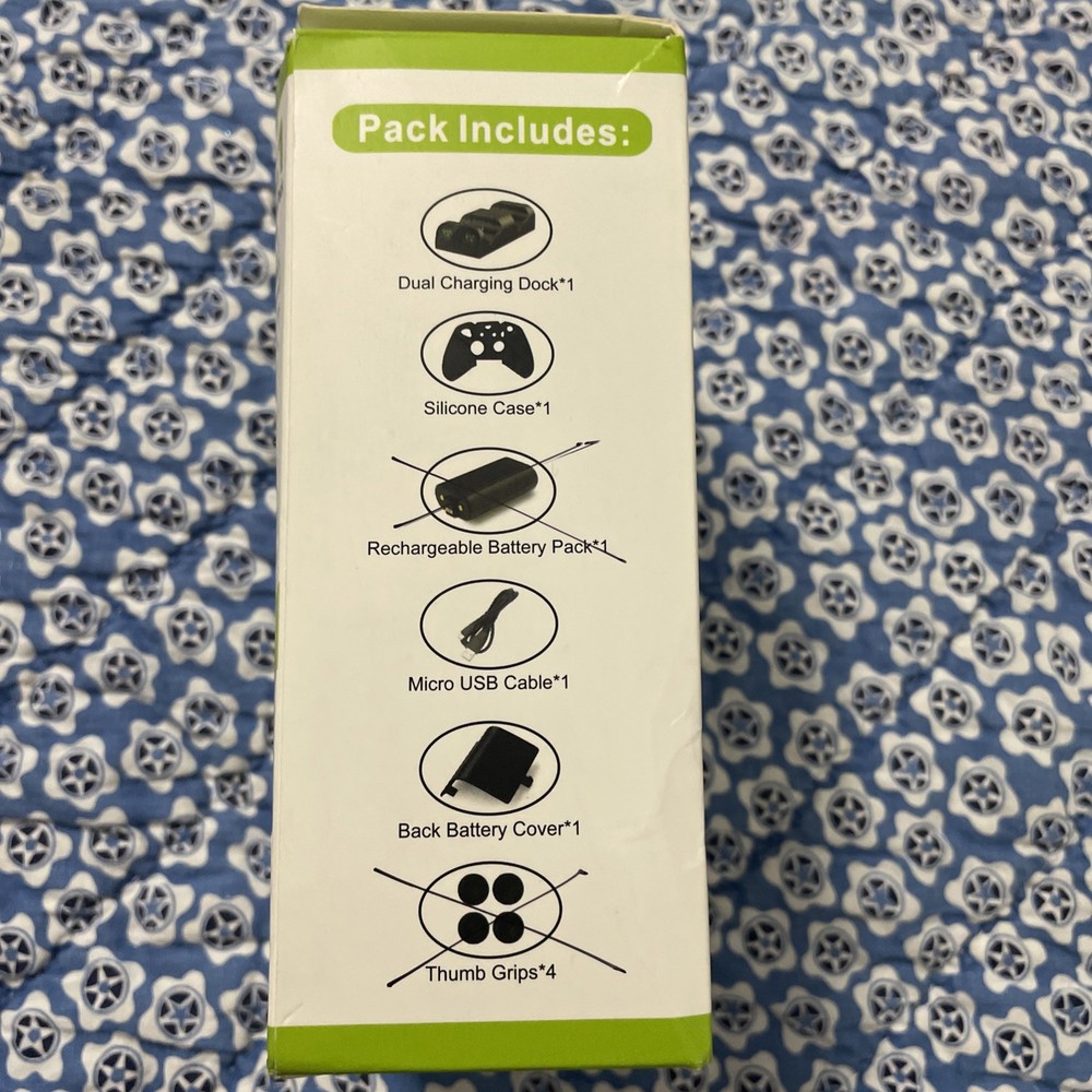 Xbox Dual Controller Charging Pack, 9 In 1 - Open Box, Missing Items NIB