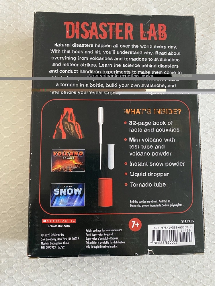 NEW Disaster Lab From Scholastic Inc. - STEM