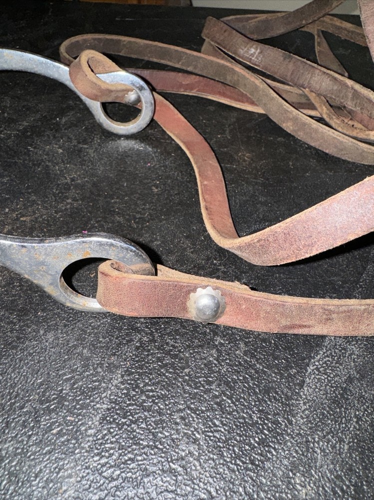 Western Bit 5” Width 7.5” Length With Leather Harness