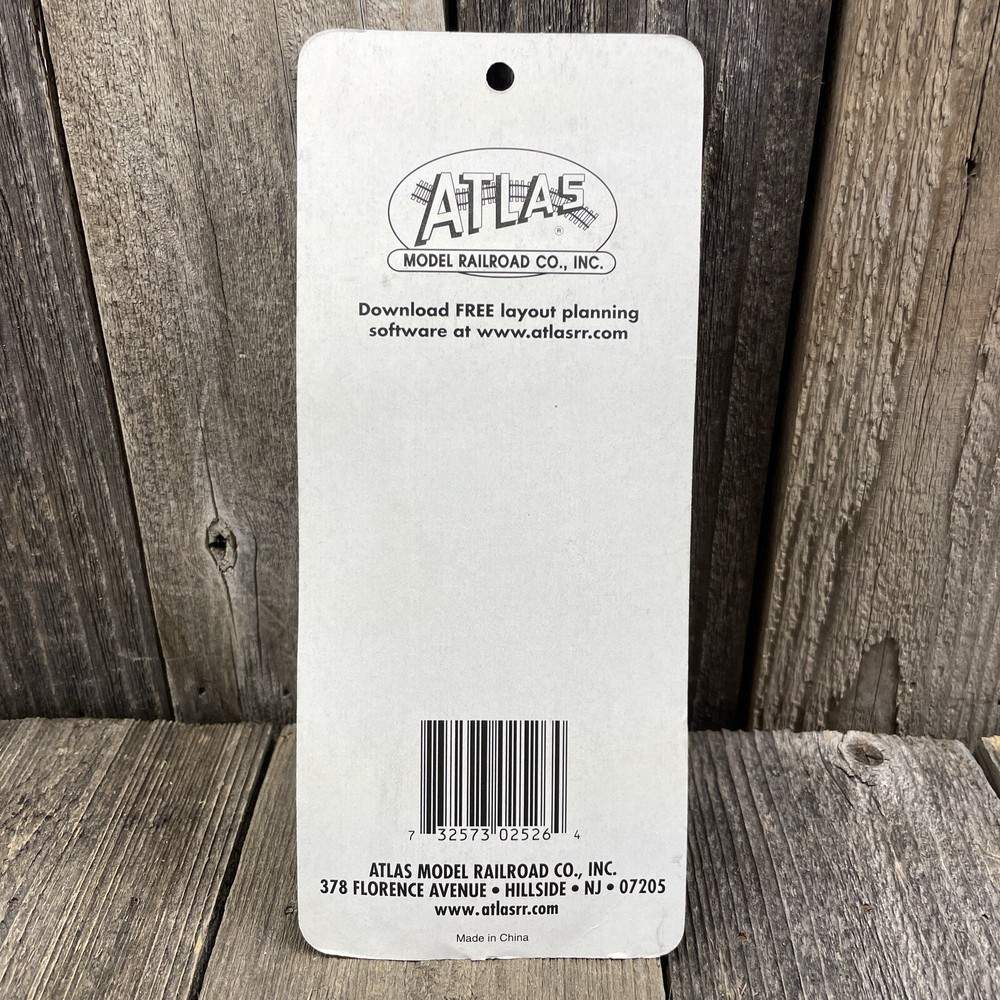 Atlas #2526 - 19" Radius Curve Track Sections N Scale Code 80 Rails 6 pack - NEW
