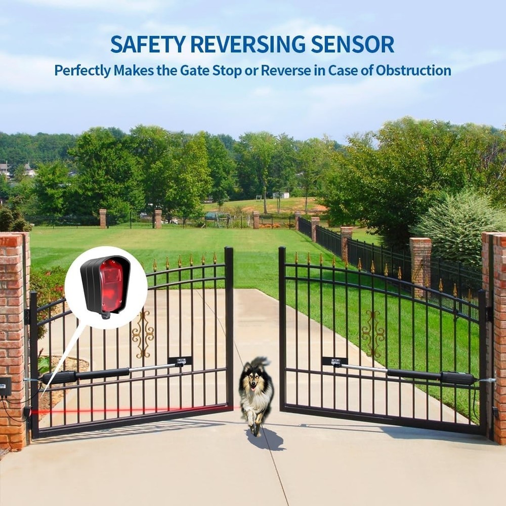 Reliable Safety Reflection Sensor for Automatic Gates and Security Alarm Systems