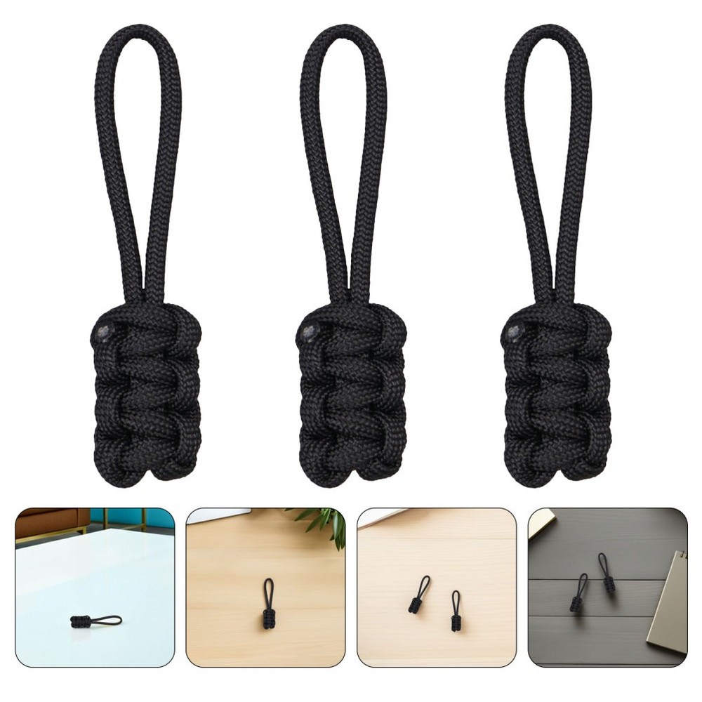 20 Pcs Zipper Pulls for Backpacks Replacement Slider Heads Small