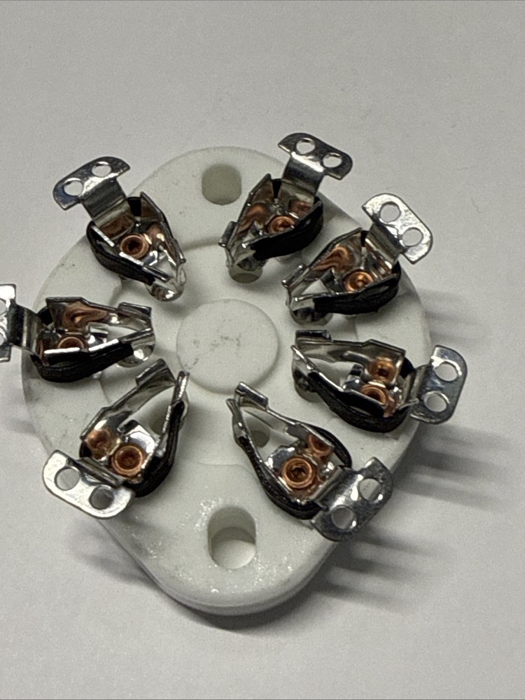 4 + 2 = 6 Pin Ceramic Tube Socket