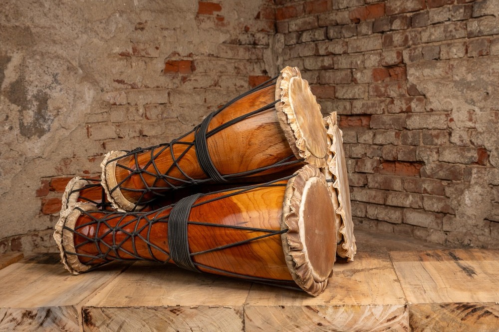 Afro-Cuban Batá drums set