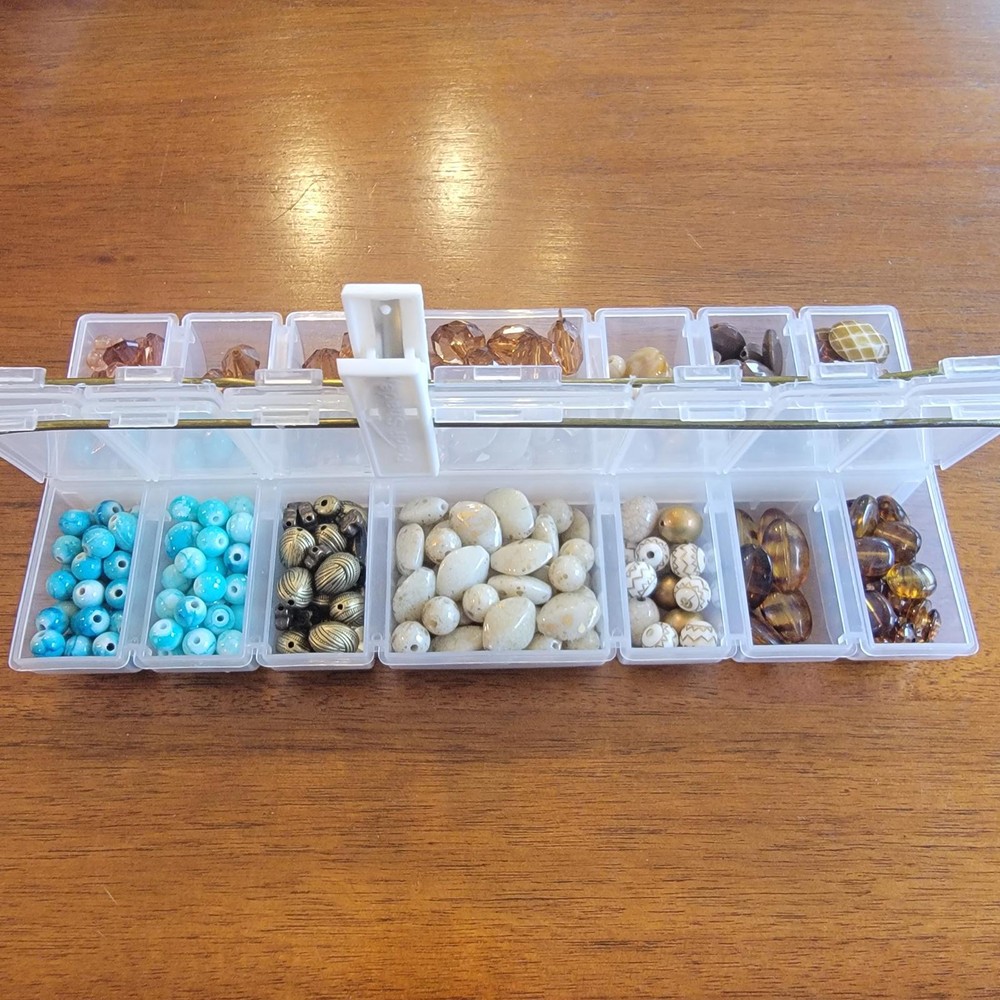 Assorted Bead Collection in Organizer Box (SR187)