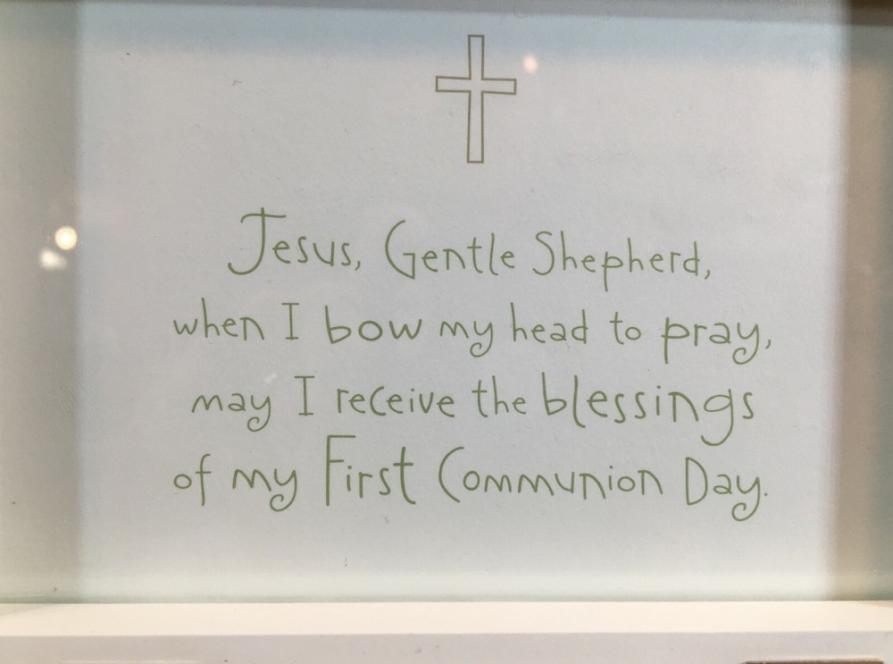 Hallmark First Communion White Keepsake Box