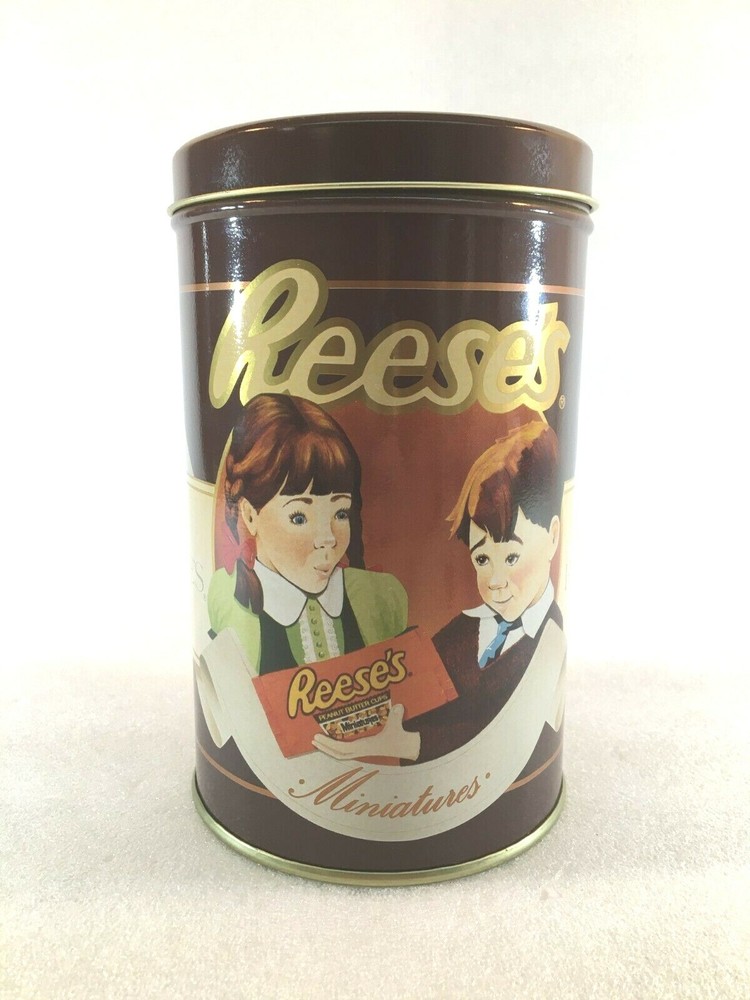 Hershey Chocolate REESE'S MINIATURES Tin  EMPTY