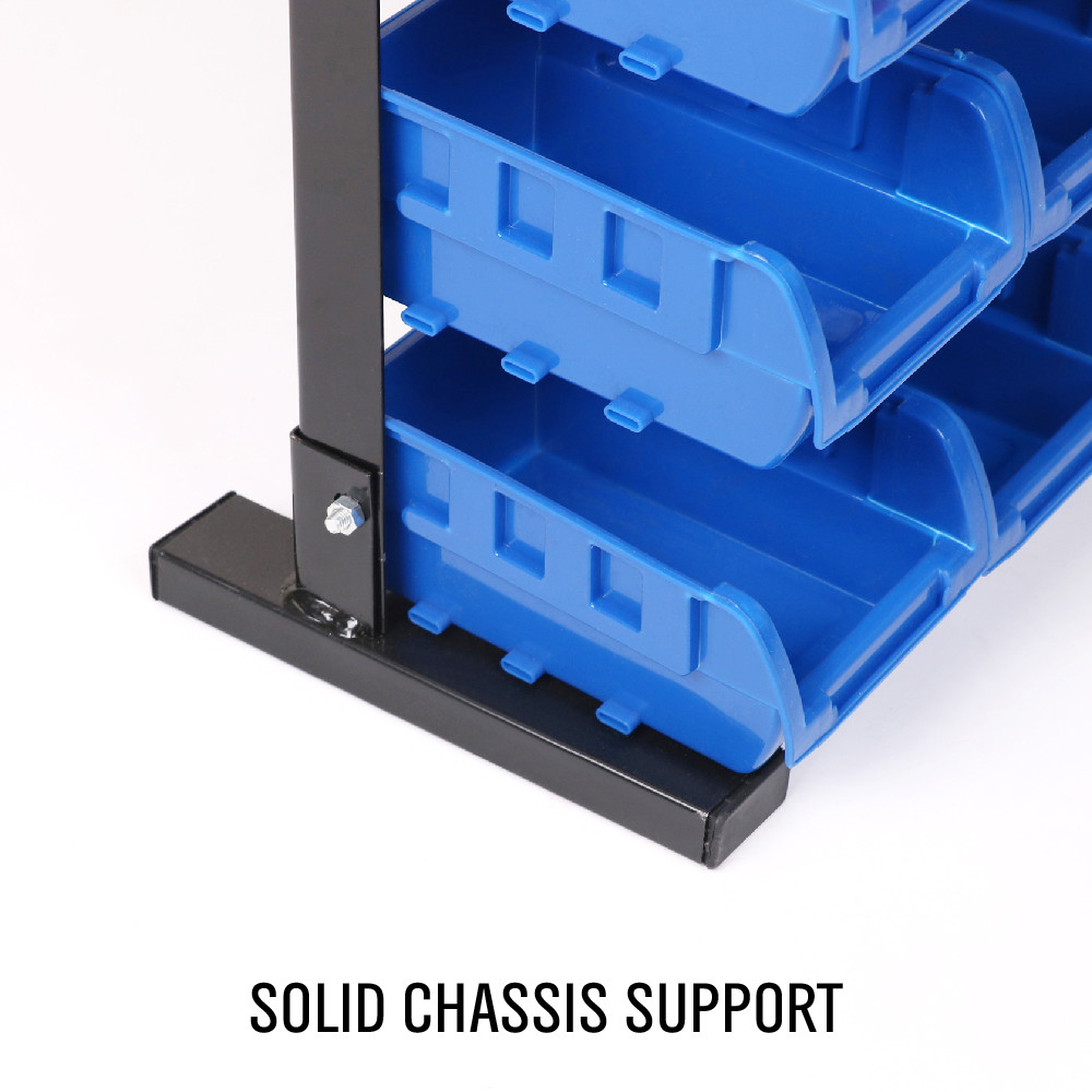 36 Bin Storage Box Rack 6 Shelf Shelving Commercial Storing Shelves Organizer