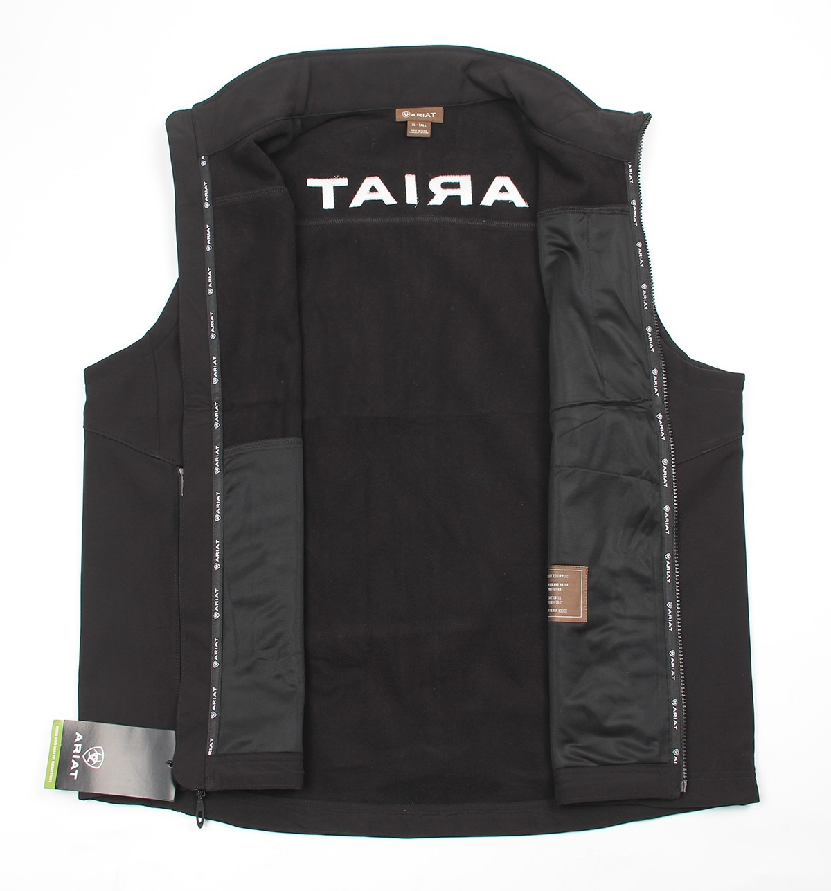 Ariat Mens Logo 2.0 Softshell Vest Black