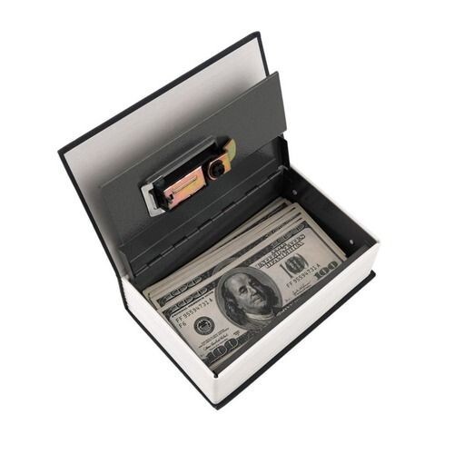 KEY LOCKING BOOK SAFE DIVERSION HIDDEN HIDEAWAY COMPARTMENT SECURITY STASH SAFE