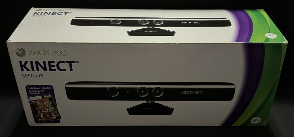 Microsoft Xbox 360 Kinect Sensor CIB Complete. Sealed Game. Authentic & Tested