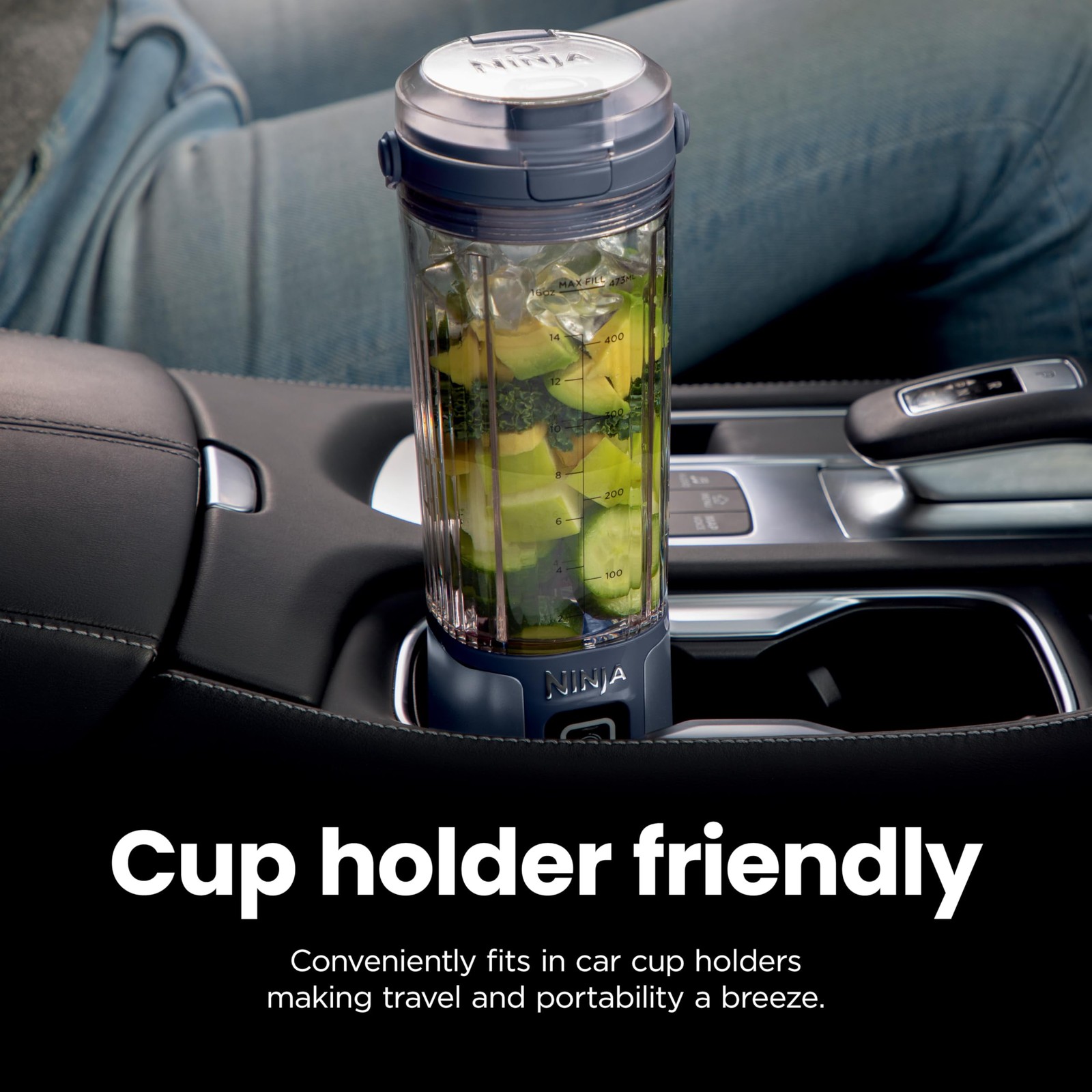 Ninja Blast Portable Blender, Cordless, Single Speed, 18 oz. - Black