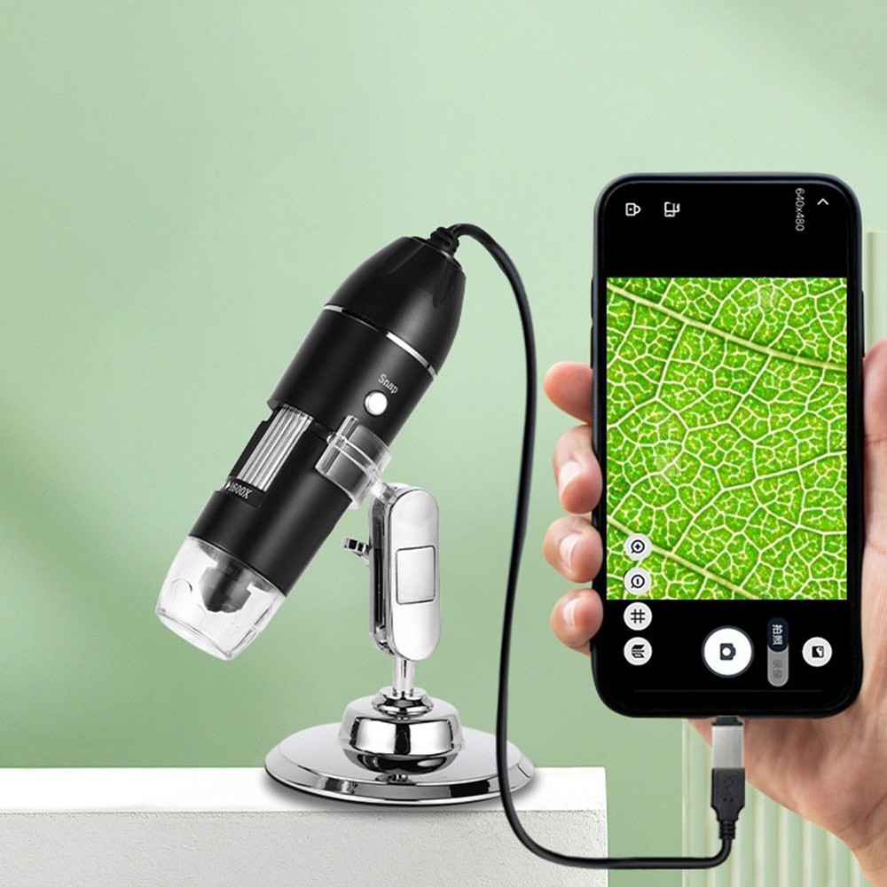 1600X Microscope 8LED Camera Magnifier Tool USB Digital for Android Mac Widows