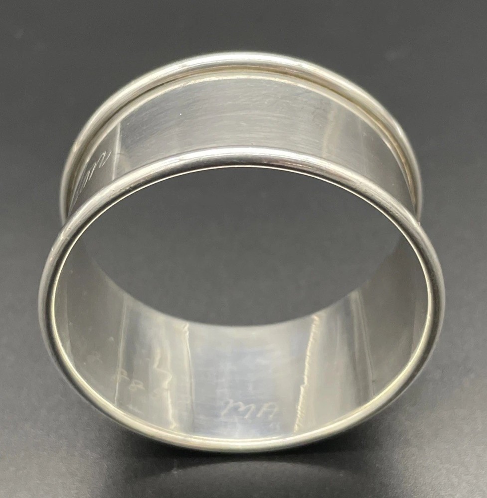 Sterling Silver Napkin Ring Engraved Name “Gordon” Webster