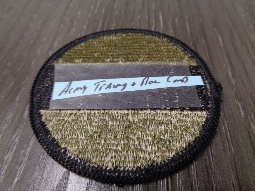 VIETNAM issue U. S. Army Training and Document Command Patch, OD GREEN new