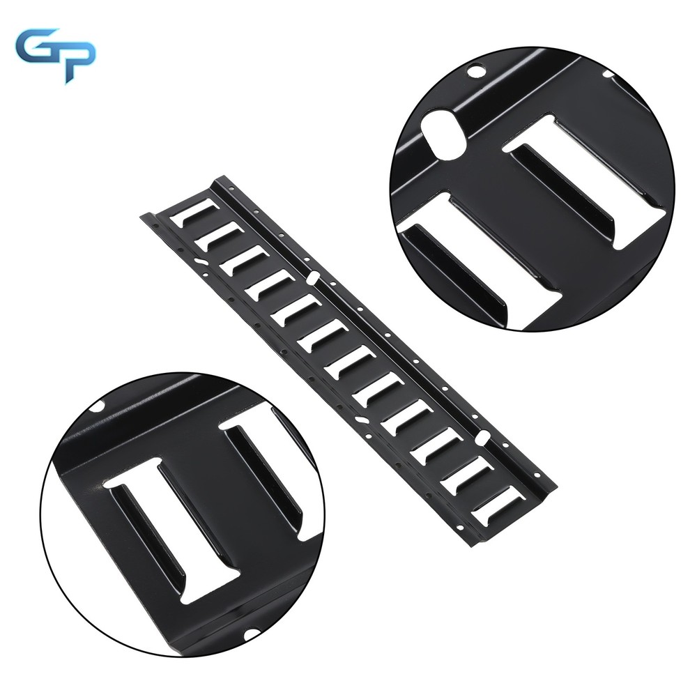 12 Pack 2' E Track Tie Down Rails Power Coated E-Tracks For Cargo Trailers