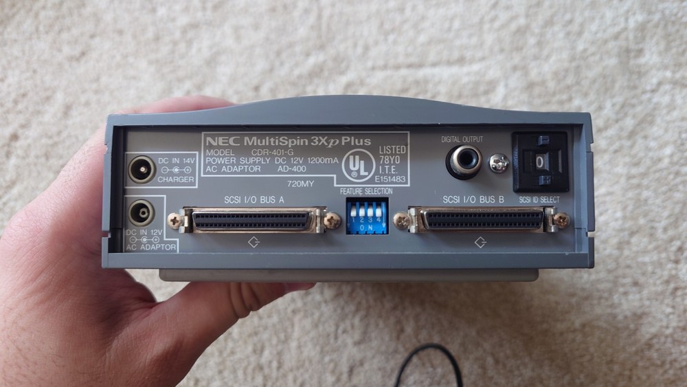 NEC MultiSpin 3Xp External CD-ROM Drive 1995