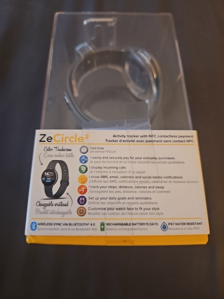 MyKronoz ZeCircle Activity Tracker W/NFC Contactless Payment