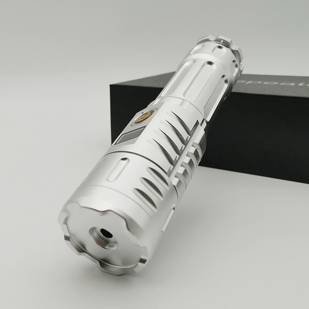 450NM Blue Laser Pointer Adjustable Focus Light Visible Beam Light Battery USB