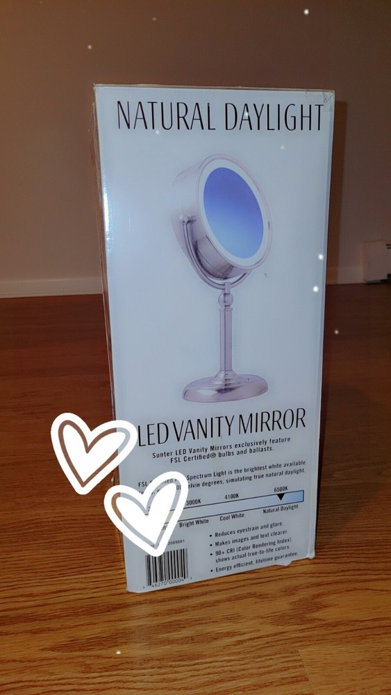 led bathroom lighted vanity mirror