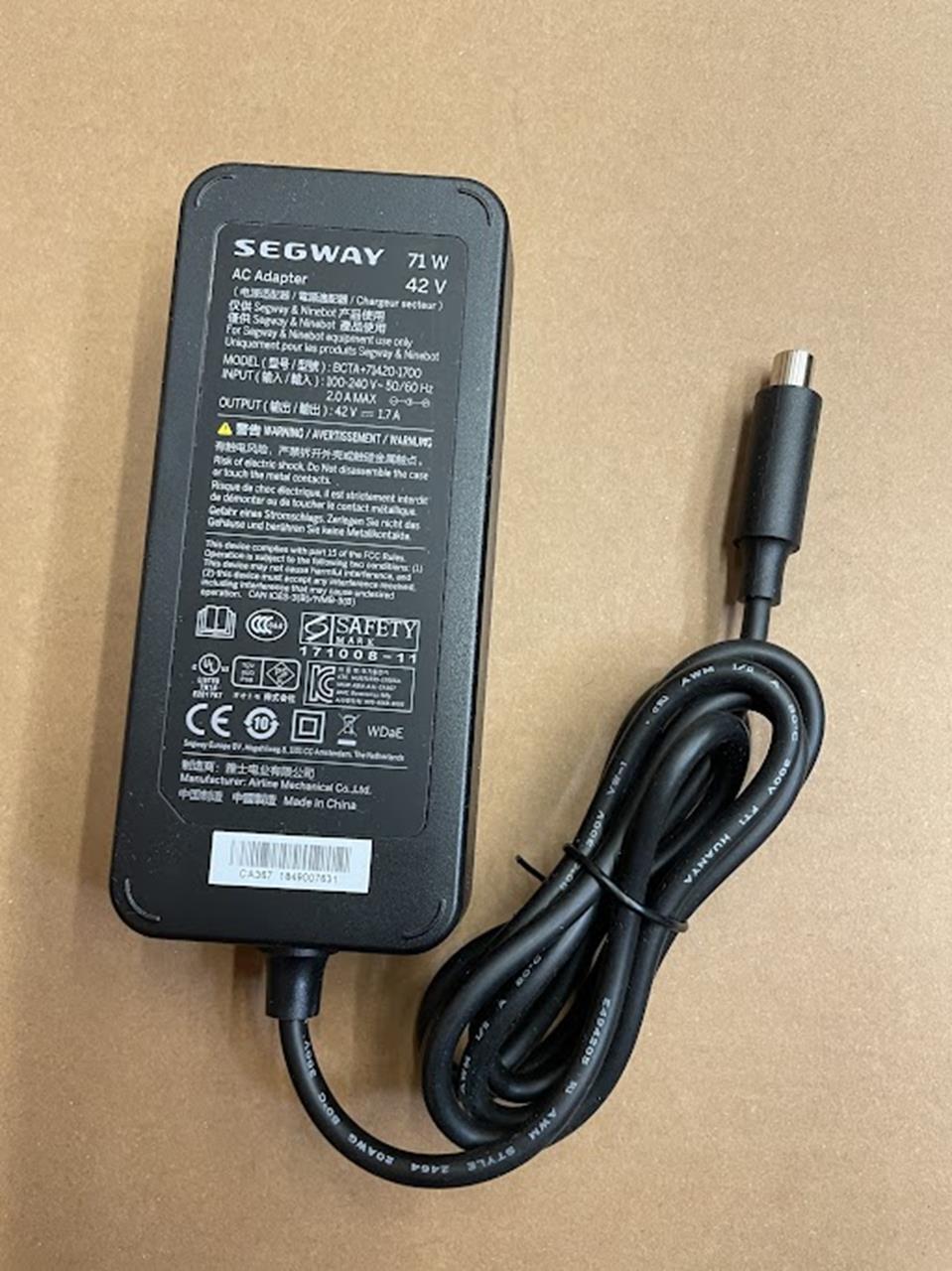 SEGWAY NINEBOT BCTA +71420-1700 71W AC ADAPTER 42V AIRLINE MECHANICAL