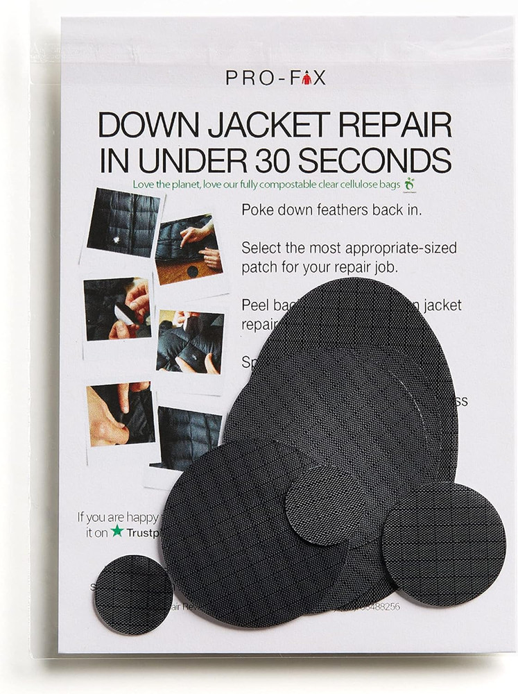 Self-Adhesive Waterproof Repair Patch Kit - 30-Second Fix for down Jackets, Tent