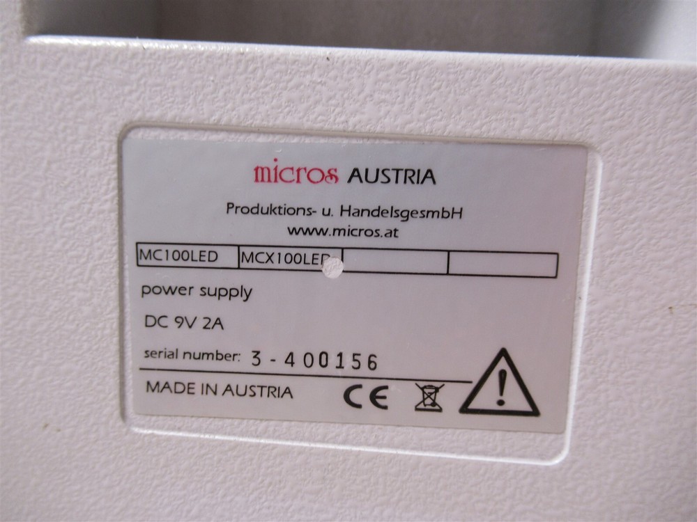 Micros Austria MCX100LED Microscope Base Laboratory Unit