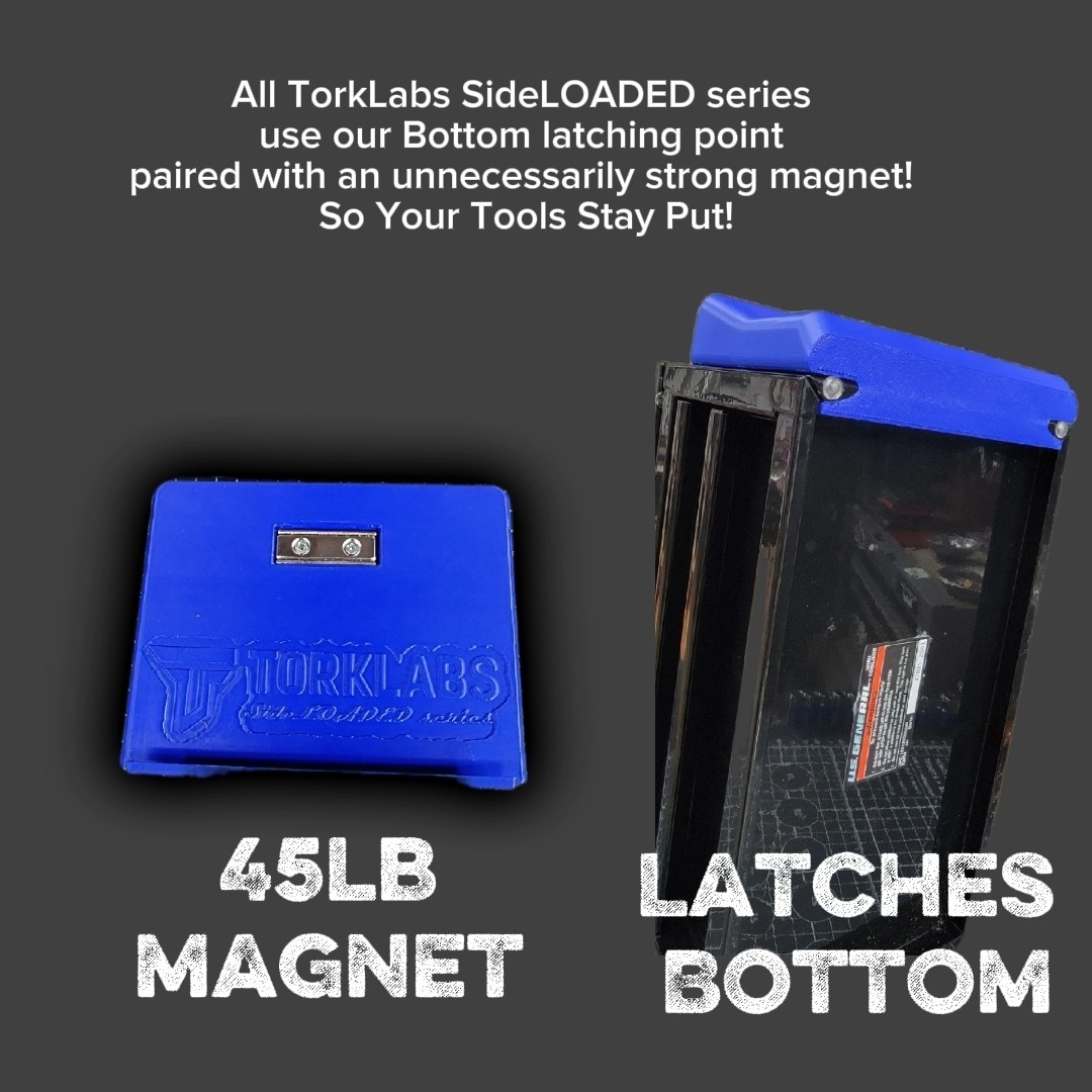 Mini Toolbox Sideloaded Screwdriver Holder/Attachment | US General Upgrade!