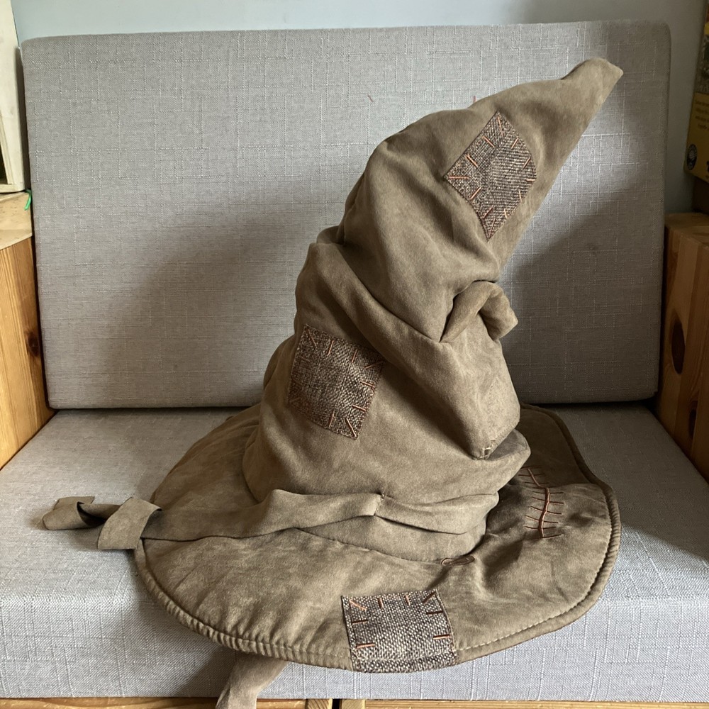 Harry Potter Wizarding World Talking Sorting Hat Working Toy brown soft material
