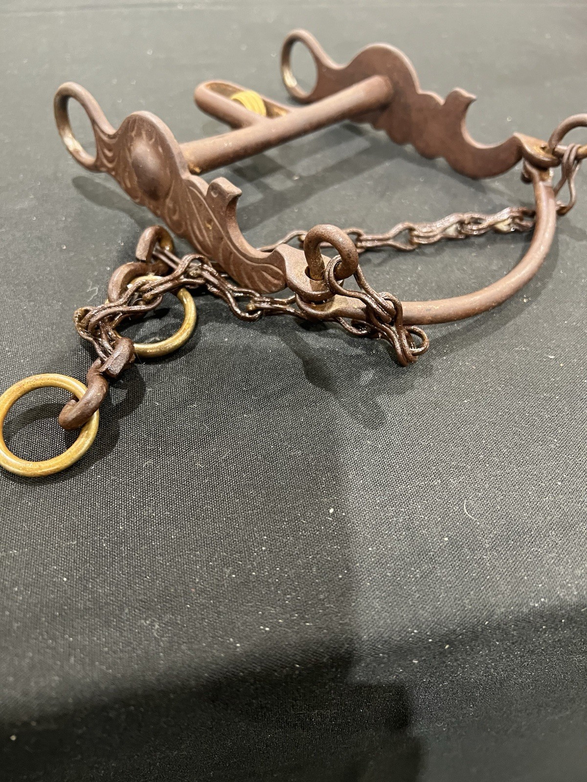 Antique Cowboy Western Bauerman Bird Bit, From Estate.