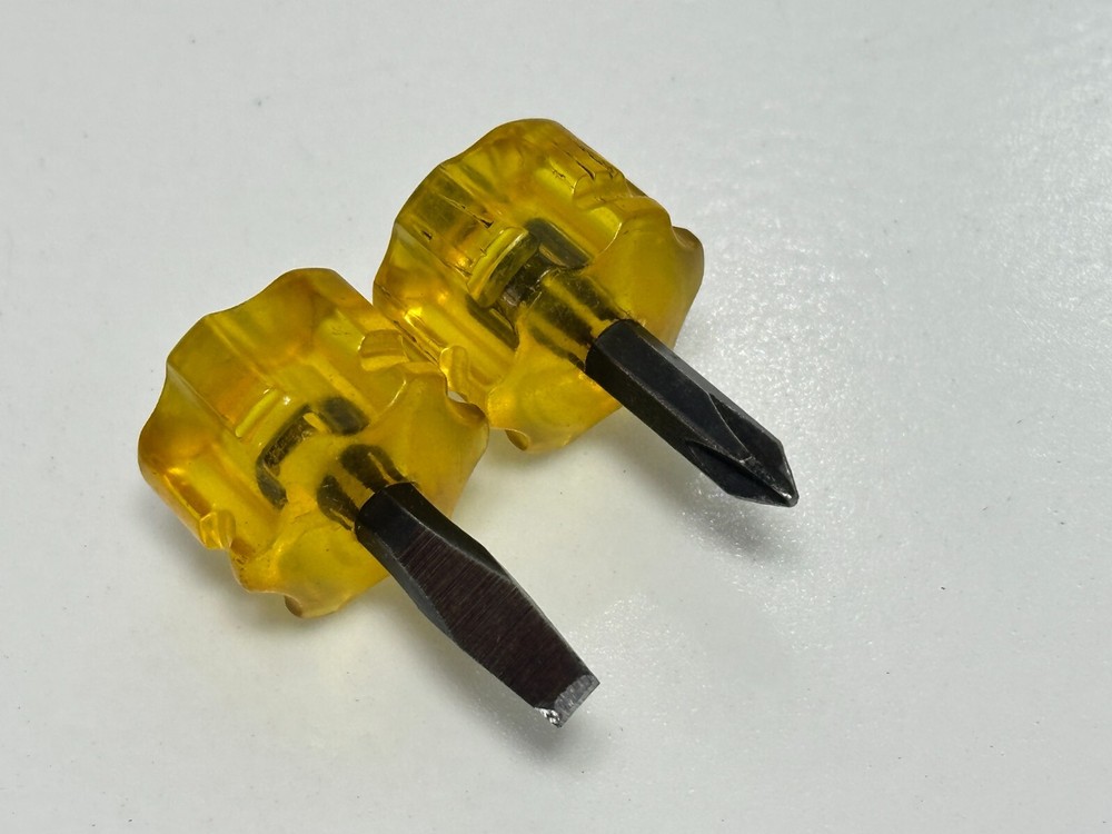 Snap-On Tools USA SDP11 & SD11A Phillips Flat Mini Extra Stubby Screwdriver Set