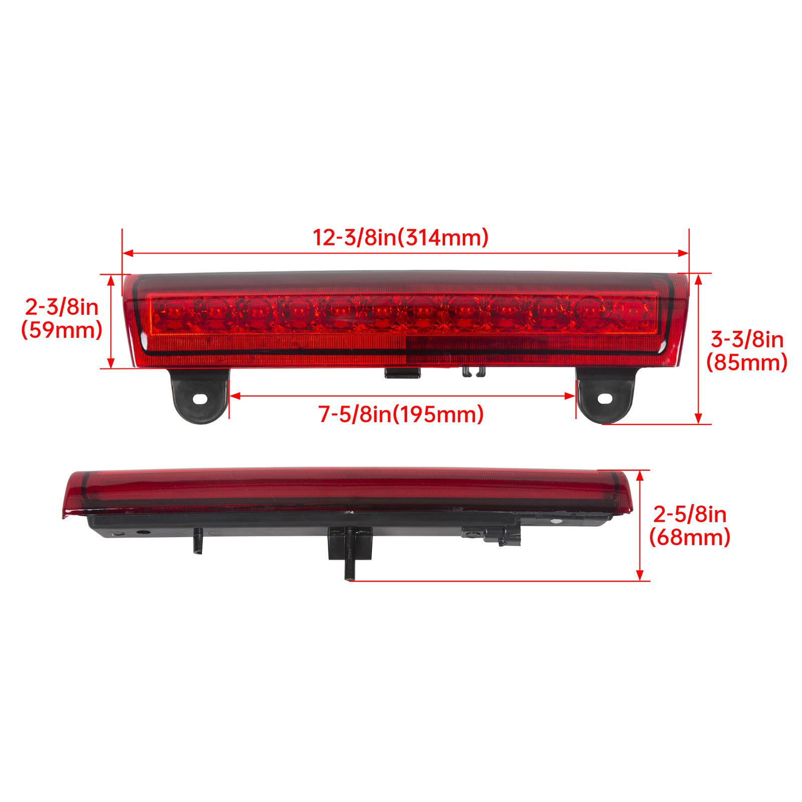 Led 3rd Third Brake Light For 00-2006 Chevy Suburban Tahoe GMC Yukon Red