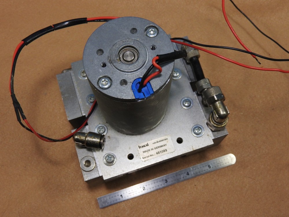 Hyco 24VDC Diaphragm Vacuum Pump, MLH48 - Used