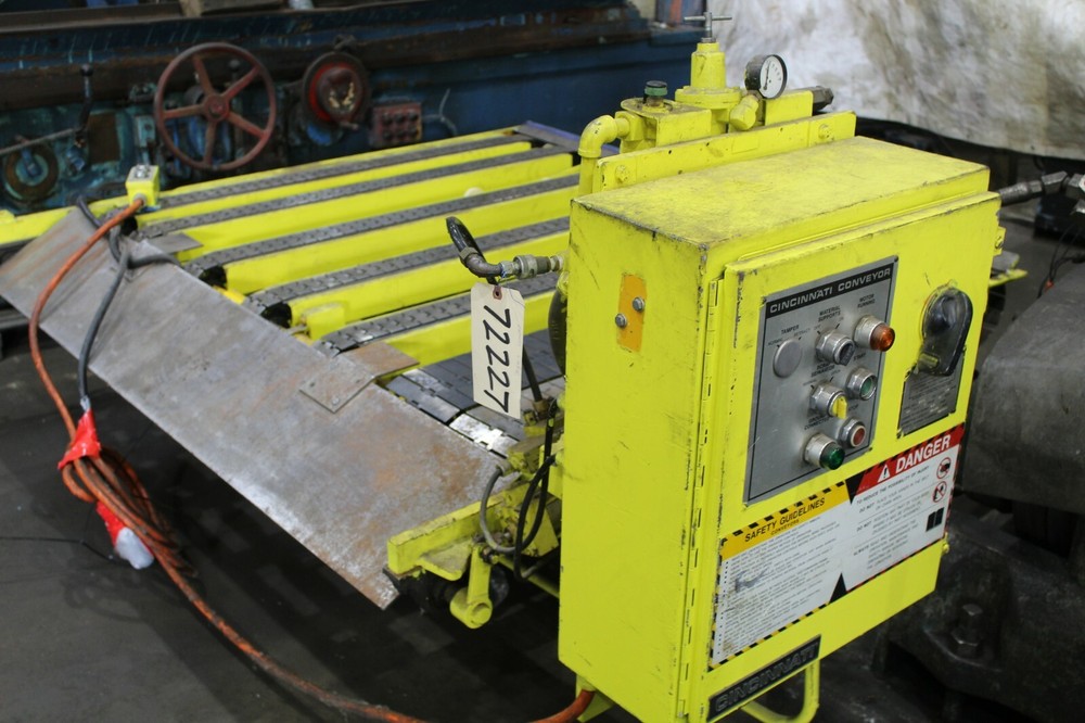 6' CINCINNATI MODEL #2CV06-H SHEAR STACKER YODER #72227