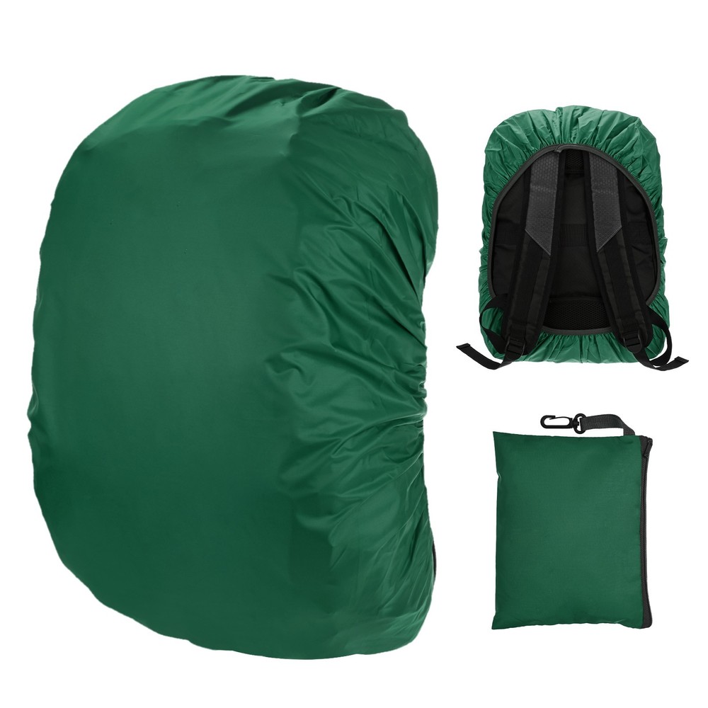 Waterproof Backpack Rain Cover, 30L-40L Backpack Cover [Postal Green]
