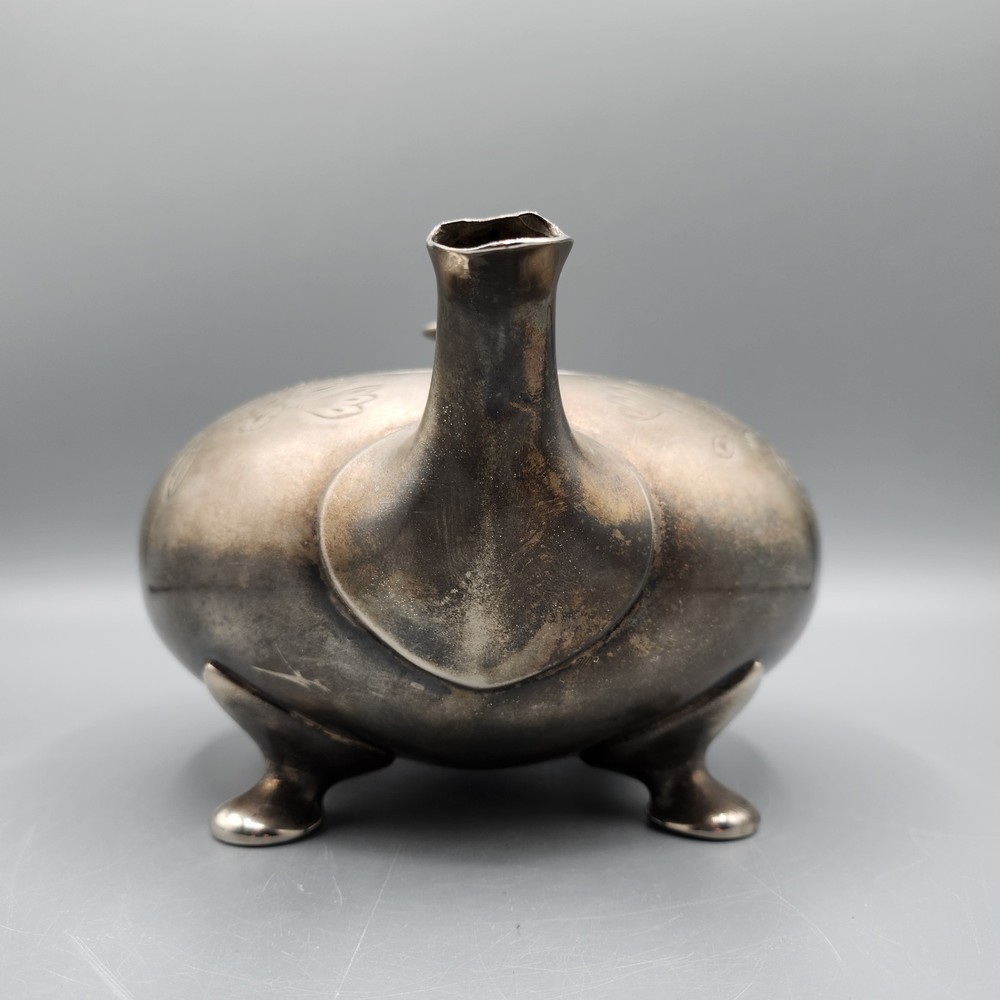 Vintage Pewter Teapot - Signed