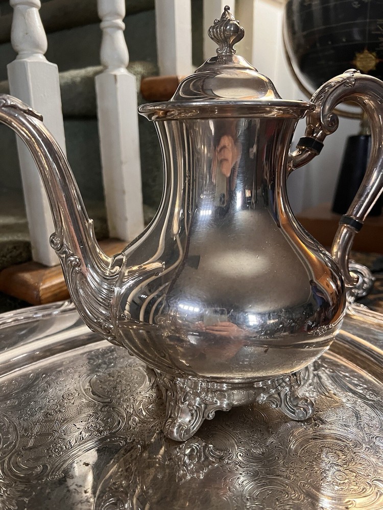 Reed Barton Regency Silver Plate Tea Service Set