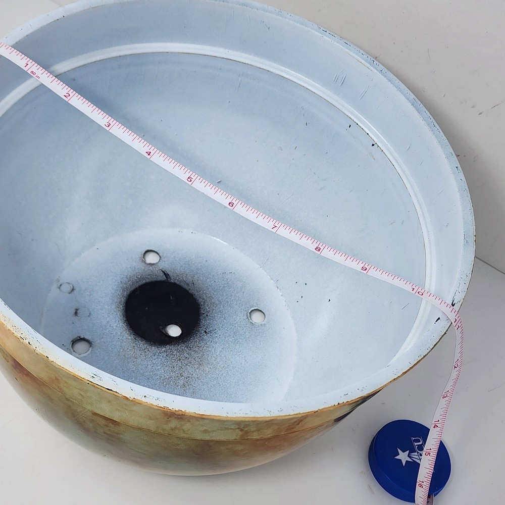 Faux Marble Plastic Pòt