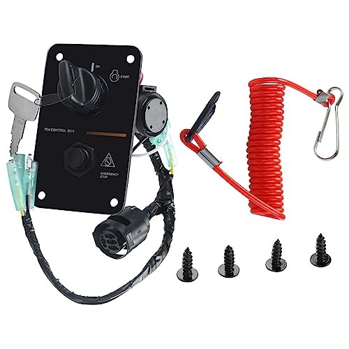 Main Switch Panel Single Engine Key Switch Panel Assembly On-Off-Start Control