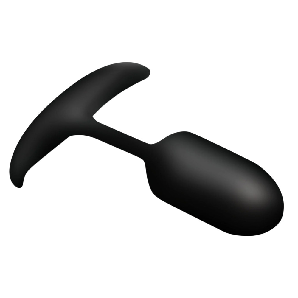 Vibrating Weighted Silicone Anal Plug Remote Control Probe Rechargeable Medium