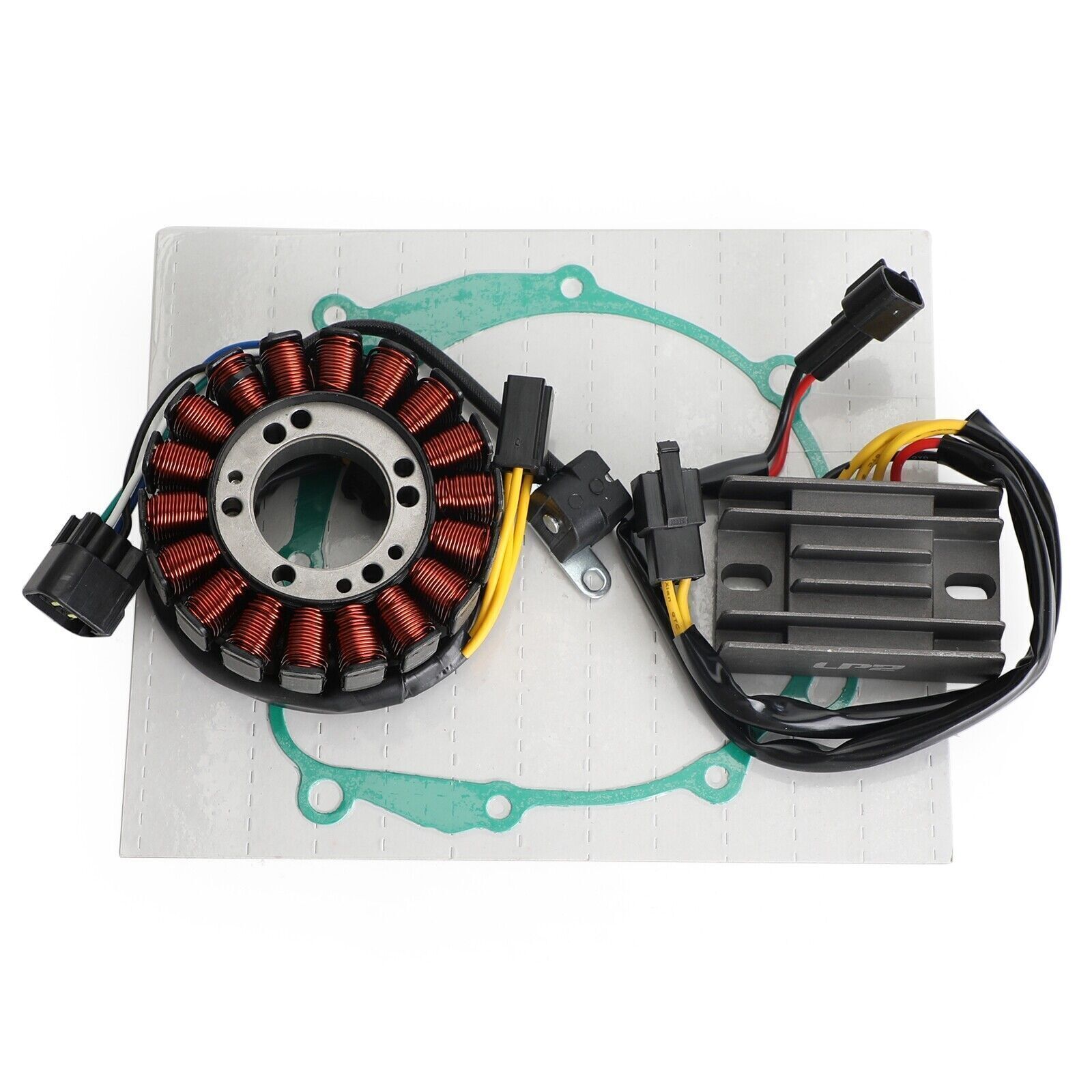 Magneto Stator+Voltage Rectifier+Gasket For Suzuki DR-Z400SM DRZ 400 2000-2019