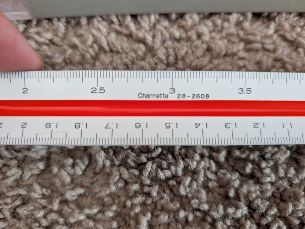 Charrette No.2608 Drafting Ruler